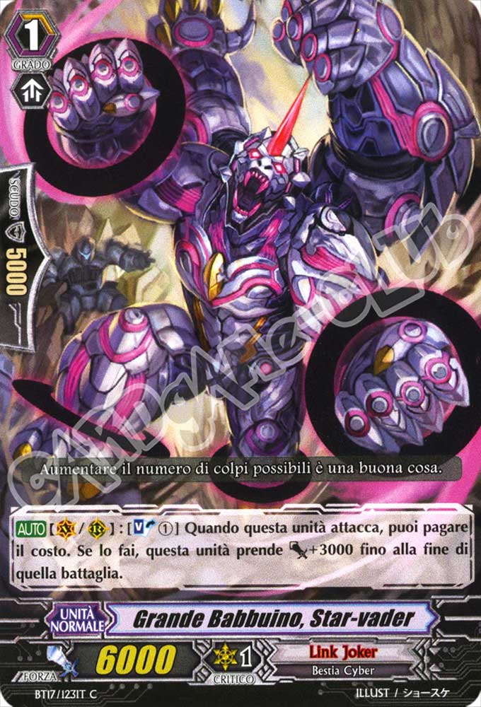 BT17-IT123 Grande Babbuino, Star-vader comune normale (IT) -NEAR MINT-