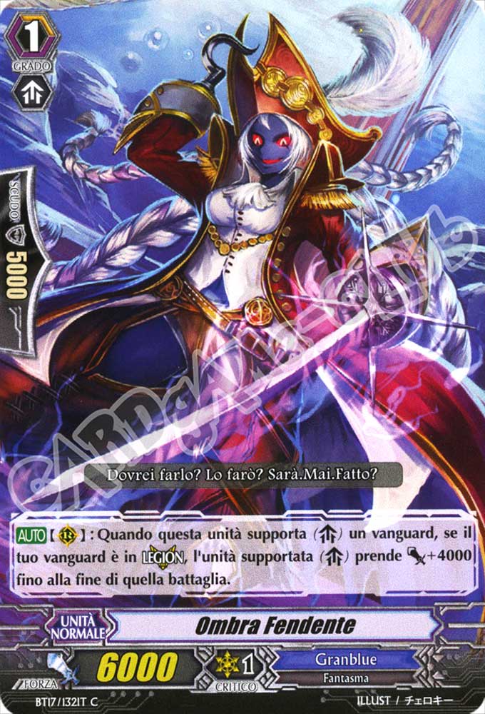 BT17-IT132 Ombra Fendente comune normale (IT) -NEAR MINT-