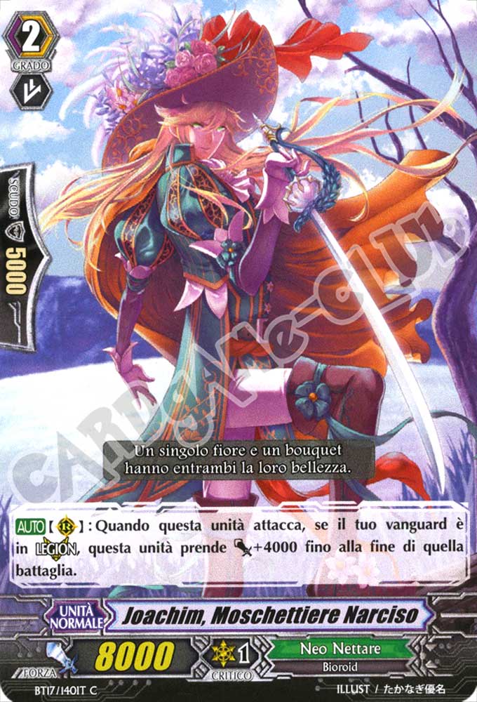 BT17-IT140 Joachim, Moschettiere Narciso comune normale (IT) -NEAR MINT-