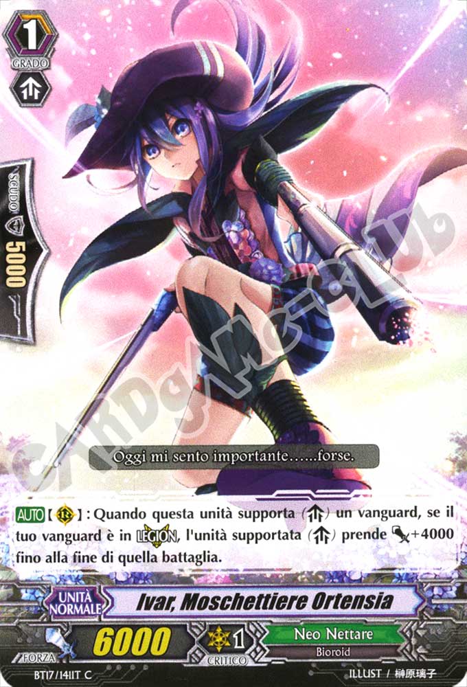 BT17-IT141 Ivar, Moschettiere Ortensia comune normale (IT) -NEAR MINT-