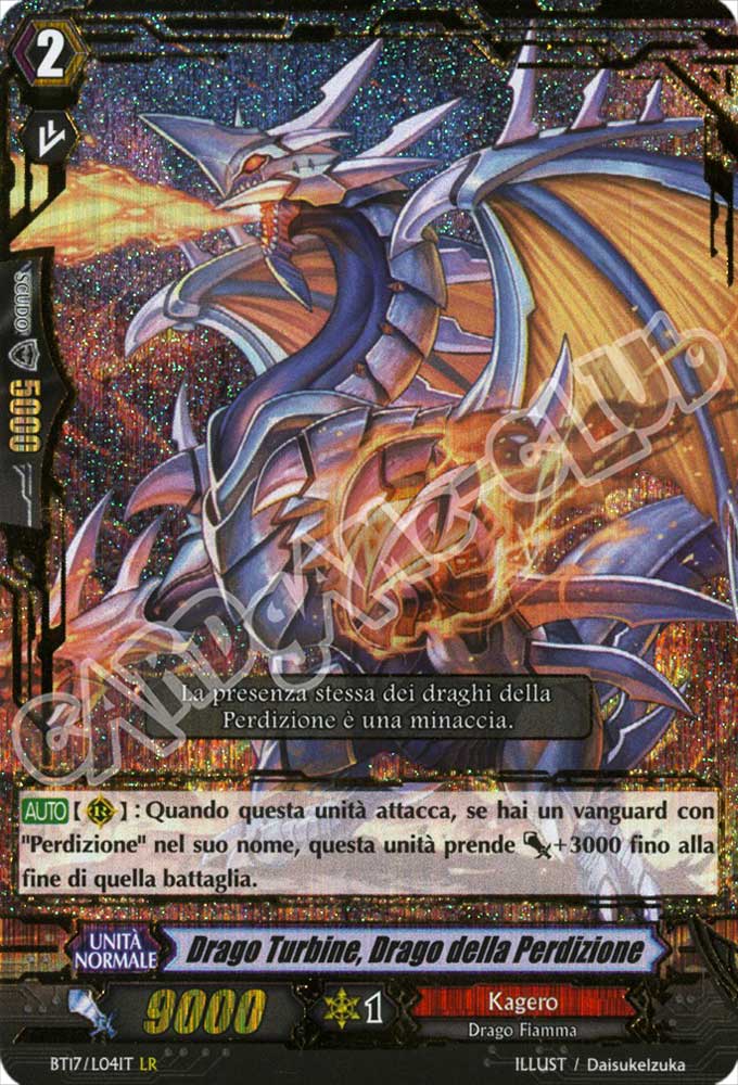 BT17-ITL04 Drago Turbine, Drago della Perdizione legion foil (IT) -NEAR MINT-