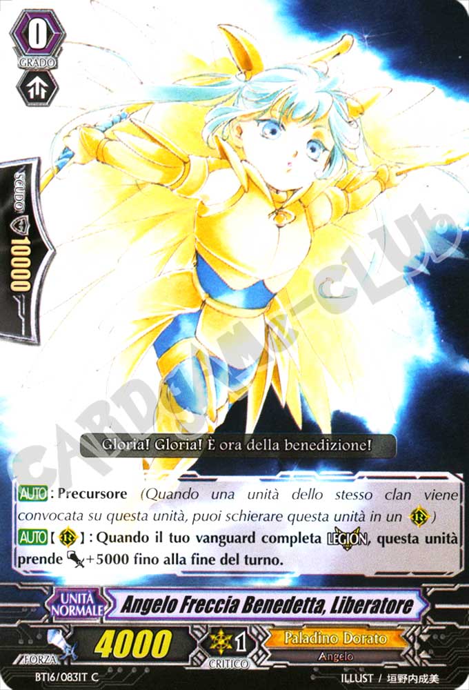 BT16-IT083 Angelo Freccia Benedetta, Liberatore comune normale (IT) -NEAR MINT-