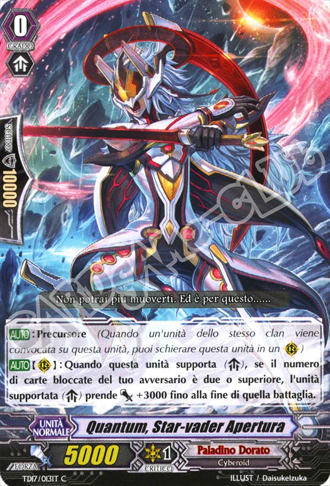 TD17-IT013 Quantum, Star-vader Apertura comune normale (IT) -NEAR MINT-