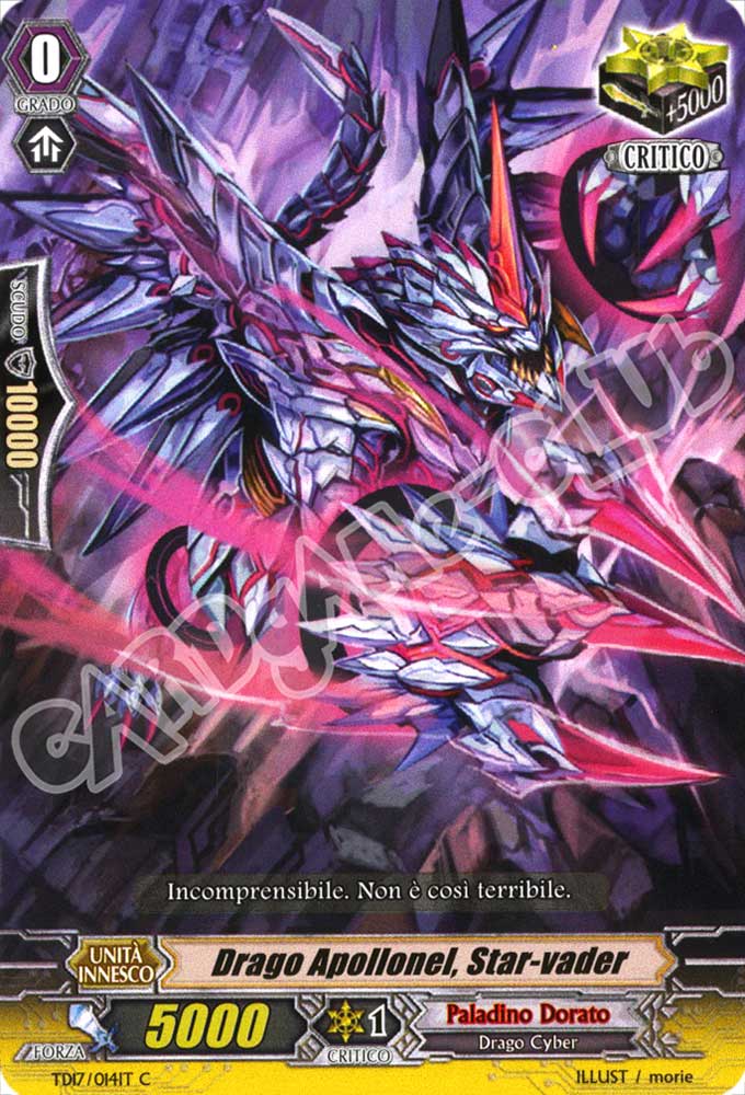 TD17-IT014 Drago Apollonel, Star-vader comune normale (IT) -NEAR MINT-