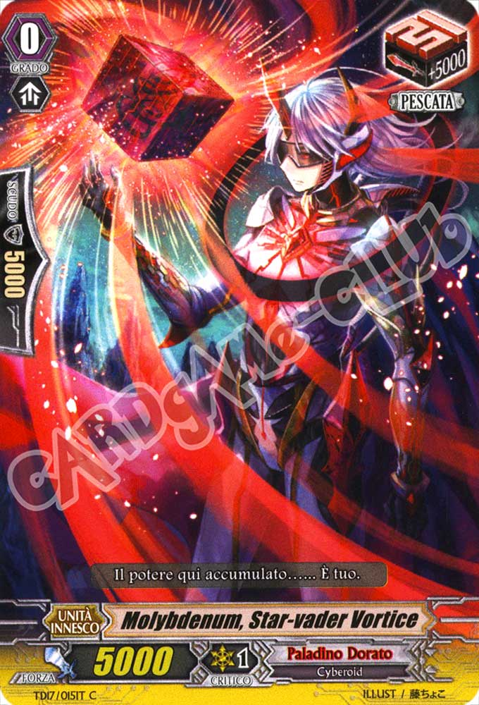 TD17-IT015 Molydenum, Star-vader Vortice comune normale (IT) -NEAR MINT-