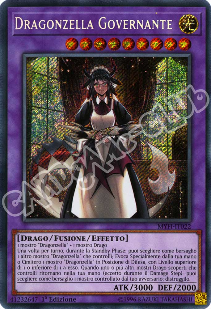 MYFI-IT022 Dragonzella Governante rara segreta 1a Edizione (IT) -NEAR MINT-
