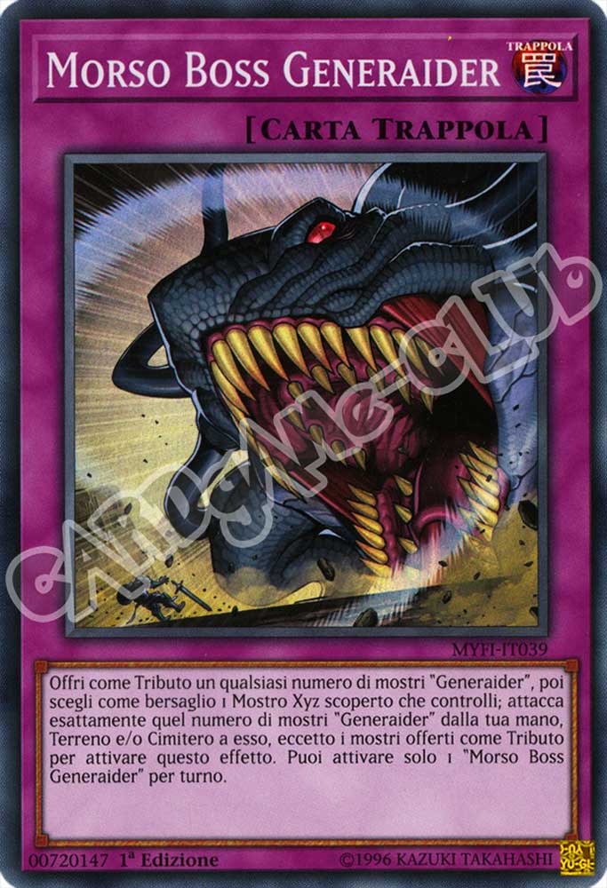 MYFI-IT039 Morso Boss Generaider super rara 1a Edizione (IT) -NEAR MINT-