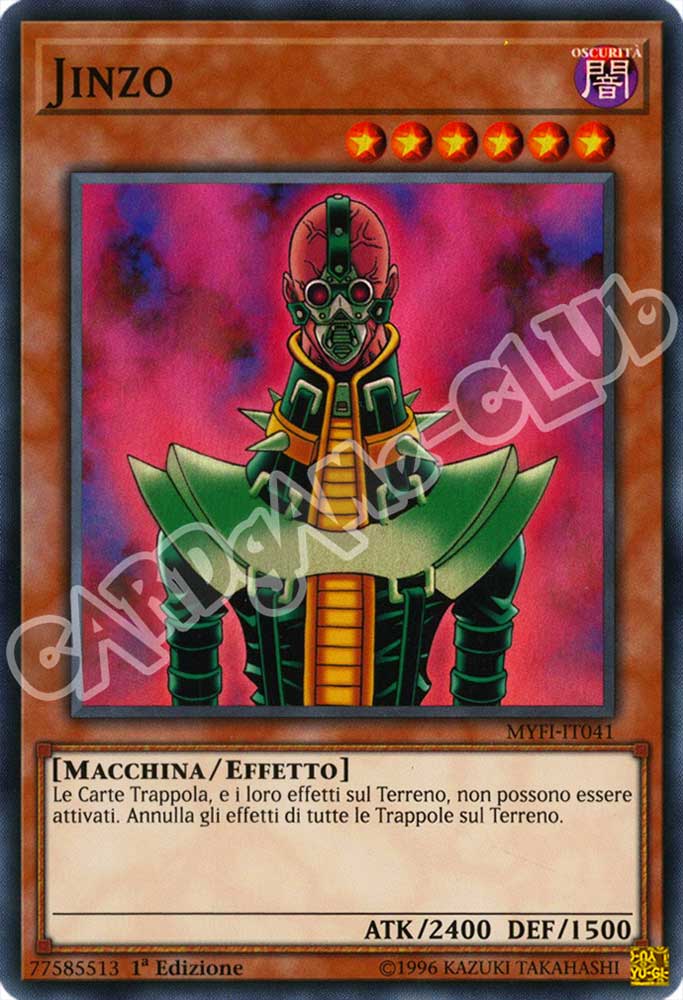 MYFI-IT041 Jinzo super rara 1a Edizione (IT) -NEAR MINT-