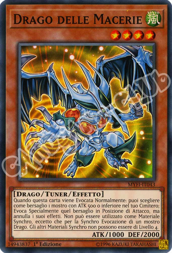 MYFI-IT043 Drago delle Macerie super rara 1a Edizione (IT) -NEAR MINT-