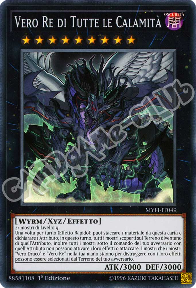 MYFI-IT049 Vero Re di Tutte le Calamita' super rara 1a Edizione (IT) -NEAR MINT-