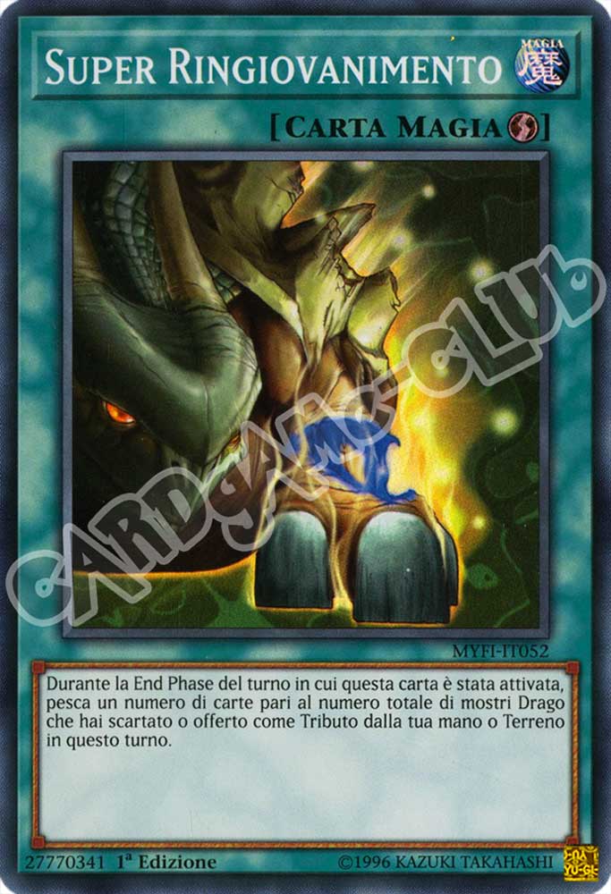 MYFI-IT052 Super Ringiovanimento super rara 1a Edizione (IT) -NEAR MINT-