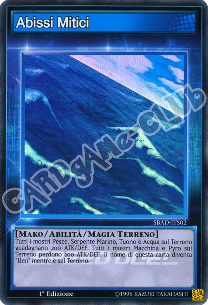 SBAD-ITS02 Abissi Mitici super rara 1a Edizione (IT) -NEAR MINT-