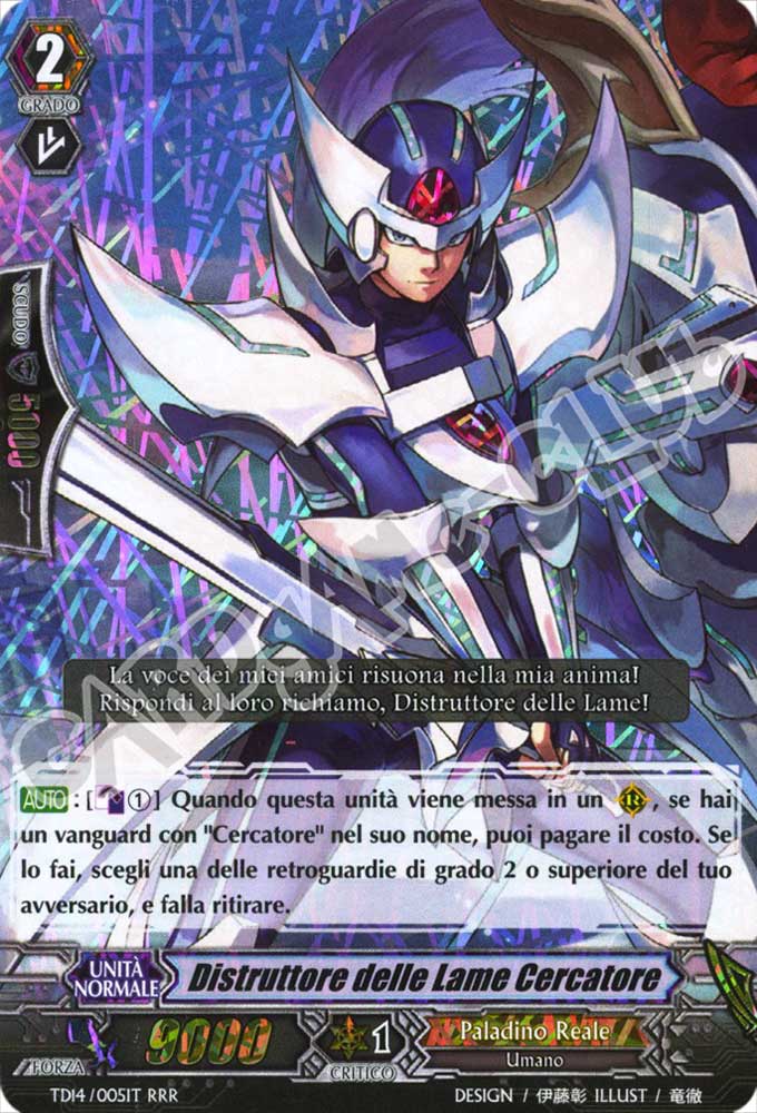 TD14-IT005 Distruttore delle Lame Cercatore tripla rara foil (IT) -NEAR MINT-