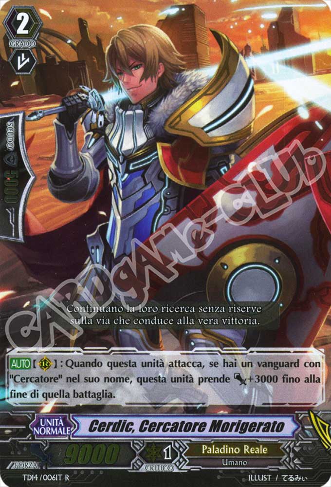 TD14-IT006 Cerdic, Cercatore Morigerato rara foil (IT) -NEAR MINT-