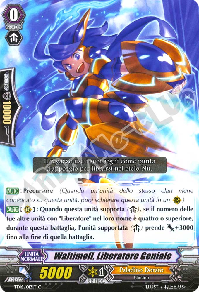TD16-IT013 Waltimell, Liberatore Geniale comune normale (IT) -NEAR MINT-