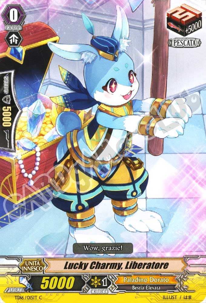 TD16-IT015 Lucky Charmy, Liberatore comune normale (IT) -NEAR MINT-