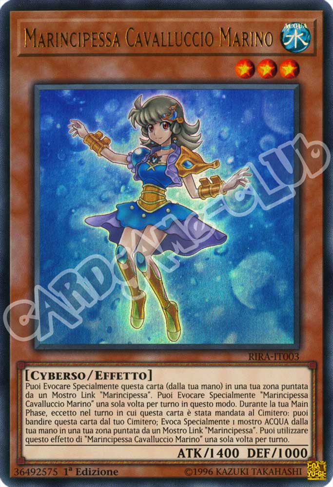 RIRA-IT003 Marincipessa Cavalluccio Marino ultra rara 1a Edizione (IT) -NEAR MINT-