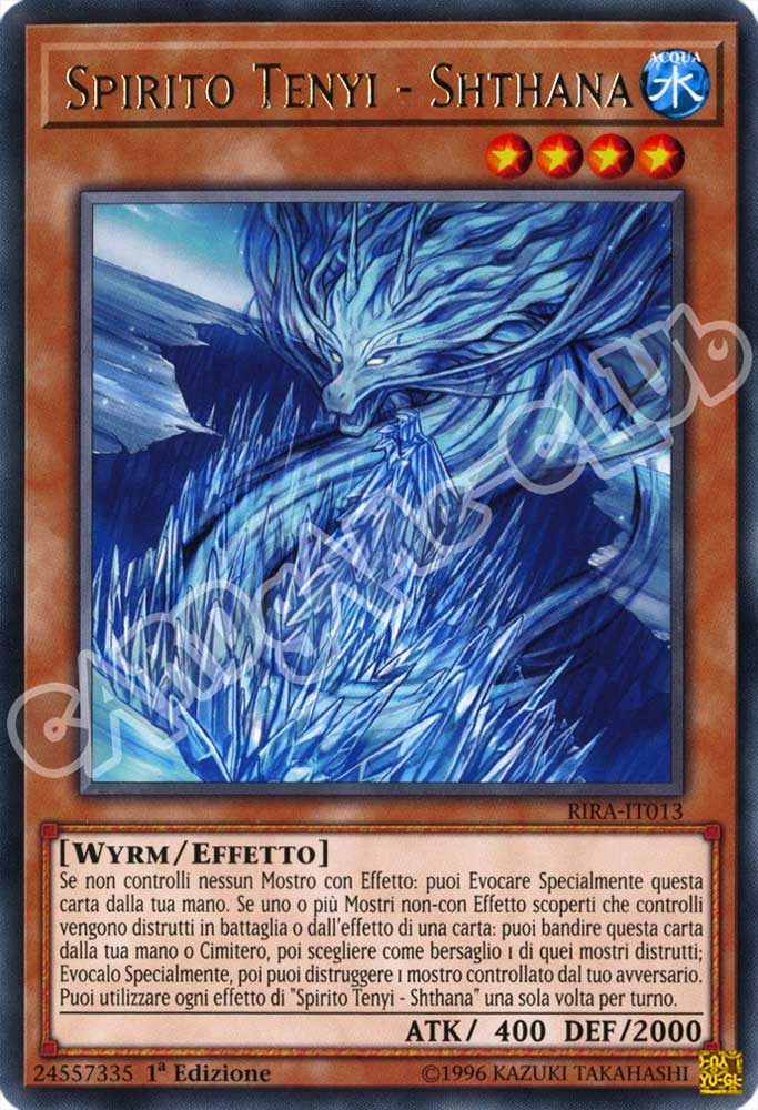 RIRA-IT013 Spirito Tenyi - Shthana rara 1a Edizione (IT) -NEAR MINT-