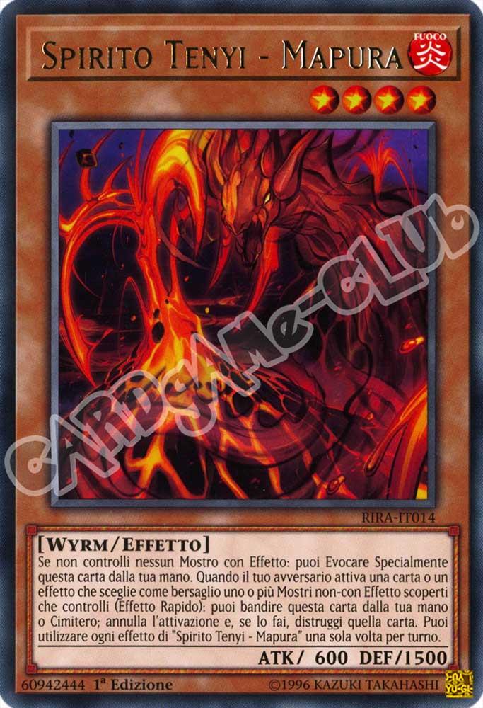 RIRA-IT014 Spirito Tenyi - Mapura rara 1a Edizione (IT) -NEAR MINT-