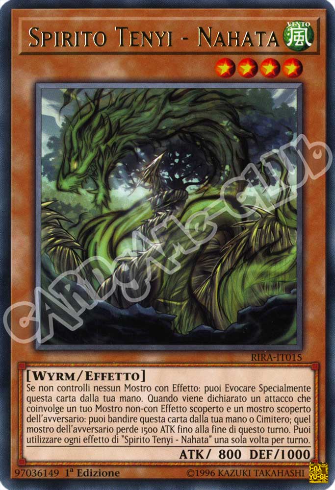 RIRA-IT015 Spirito Tenyi - Nahata rara 1a Edizione (IT) -NEAR MINT-