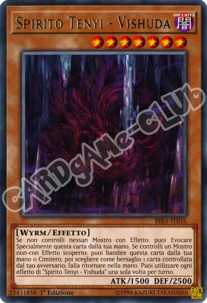 RIRA-IT016 Spirito Tenyi - Vishuda rara 1a Edizione (IT) -NEAR MINT-