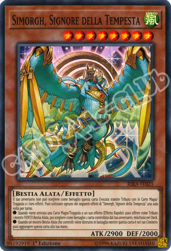 RIRA-IT021 Simorgh, Signore della Tempesta super rara 1a Edizione (IT) -NEAR MINT-