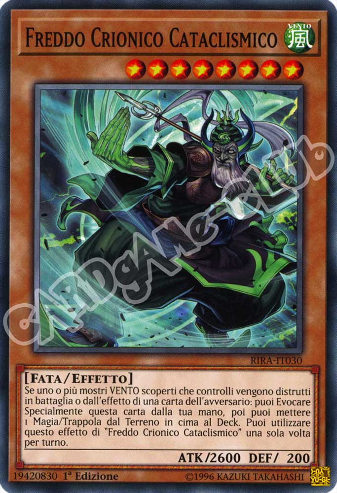 RIRA-IT030 Freddo Crionico Cataclismico comune 1a Edizione (IT) -NEAR MINT-
