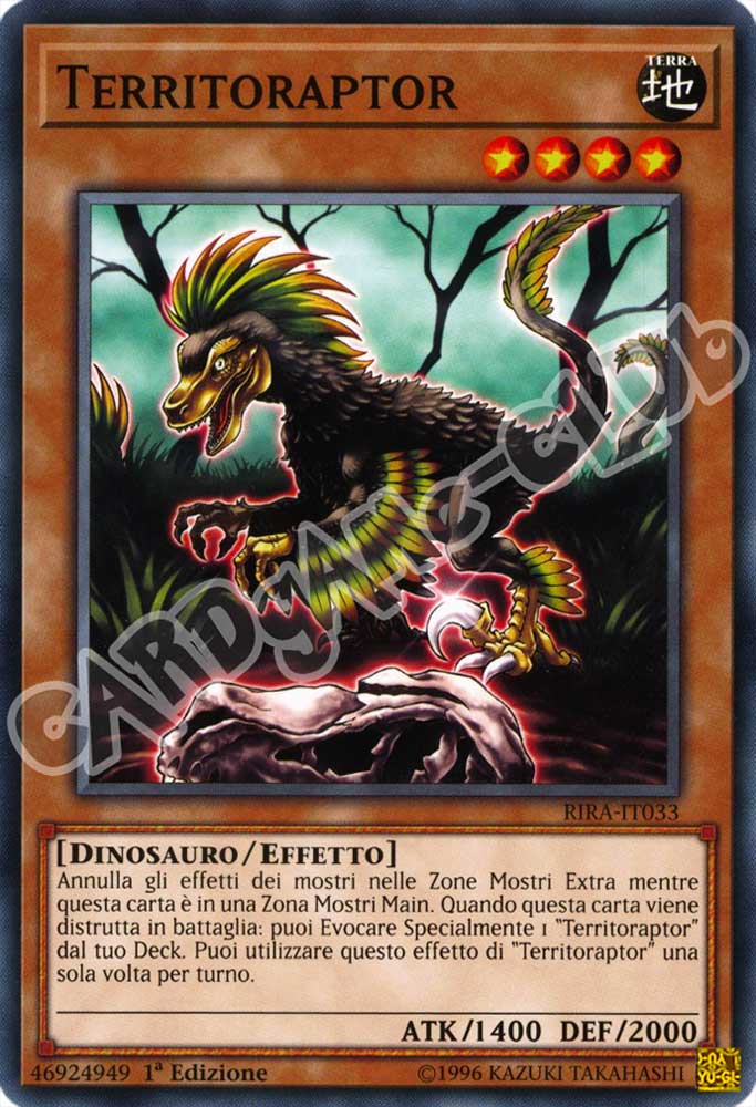 RIRA-IT033 Territoraptor comune 1a Edizione (IT) -NEAR MINT-