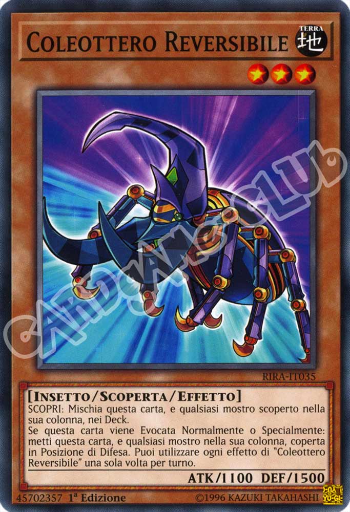 RIRA-IT035 Coleottero Reversibile comune 1a Edizione (IT) -NEAR MINT-