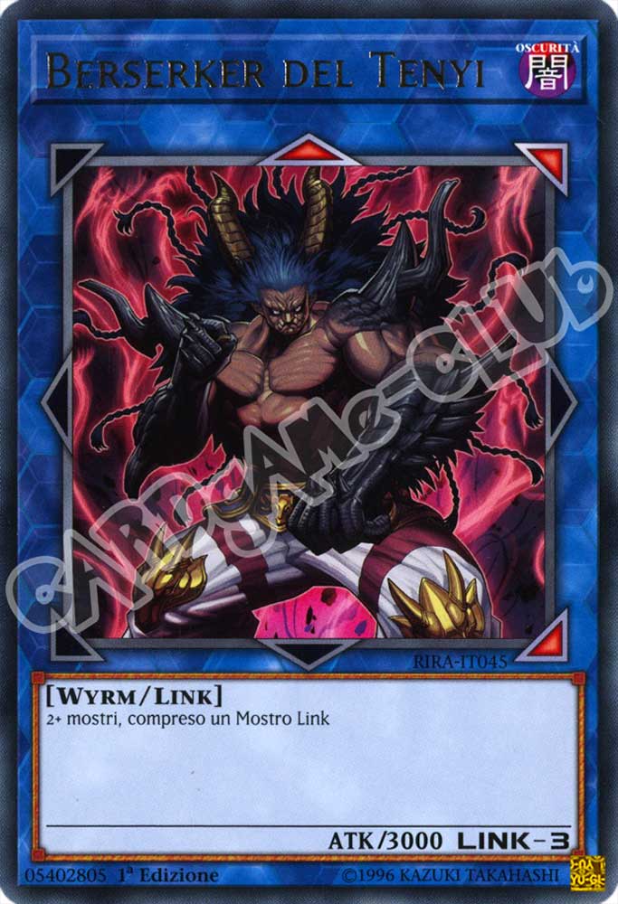 RIRA-IT045 Berserker del Tenyi rara 1a Edizione (IT) -NEAR MINT-