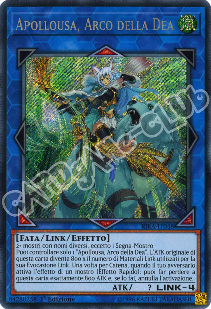 RIRA-IT048 Apollousa, Arco della Dea rara segreta 1a Edizione (IT) -NEAR MINT-