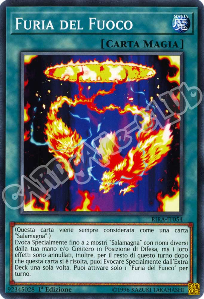 RIRA-IT054 Furia del Fuoco comune 1a Edizione (IT) -NEAR MINT-