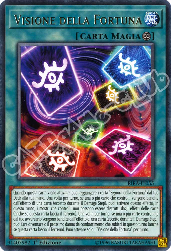 RIRA-IT055 Visione della Fortuna rara 1a Edizione (IT) -NEAR MINT-