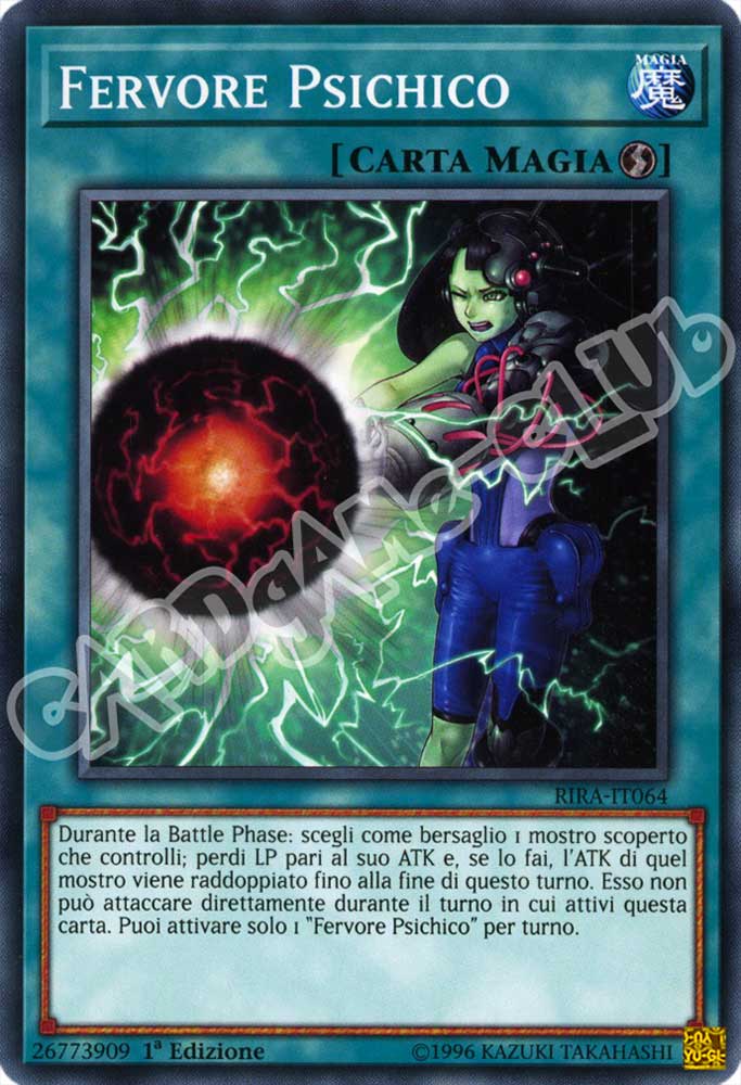 RIRA-IT064 Fervore Psichico comune 1a Edizione (IT) -NEAR MINT-