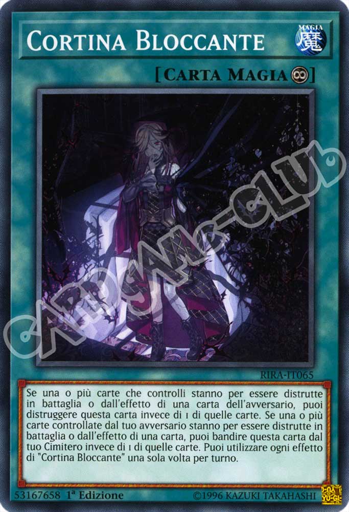 RIRA-IT065 Cortina Bloccante comune 1a Edizione (IT) -NEAR MINT-