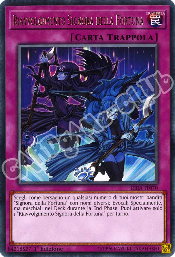 RIRA-IT070 Riavvolgimento Signora della Fortuna rara 1a Edizione (IT) -NEAR MINT-