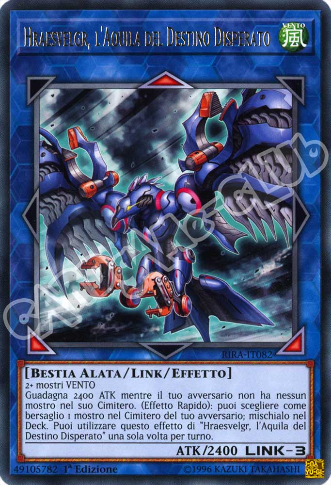 RIRA-IT082 Hraesvelgr, l'Aquila del Destino Disperato rara 1a Edizione (IT) -NEAR MINT-