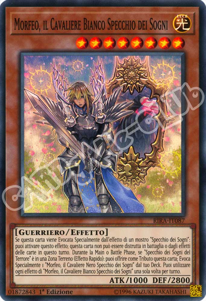 RIRA-IT087 Morfeo, il Cavaliere Bianco Specchio dei Sogni super rara 1a Edizione (IT) -NEAR MINT-