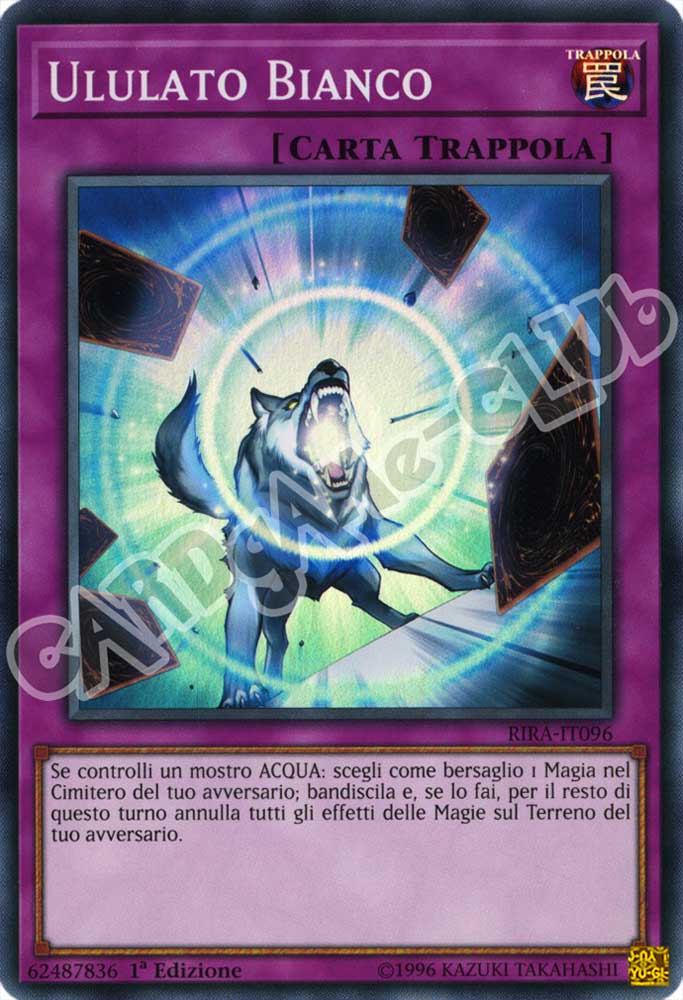 RIRA-IT096 Ululato Bianco super rara 1a Edizione (IT) -NEAR MINT-