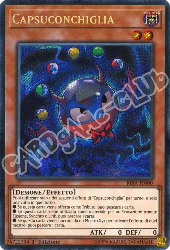 RIRA-IT000 Capsuconchiglia rara segreta 1a Edizione (IT) -NEAR MINT-