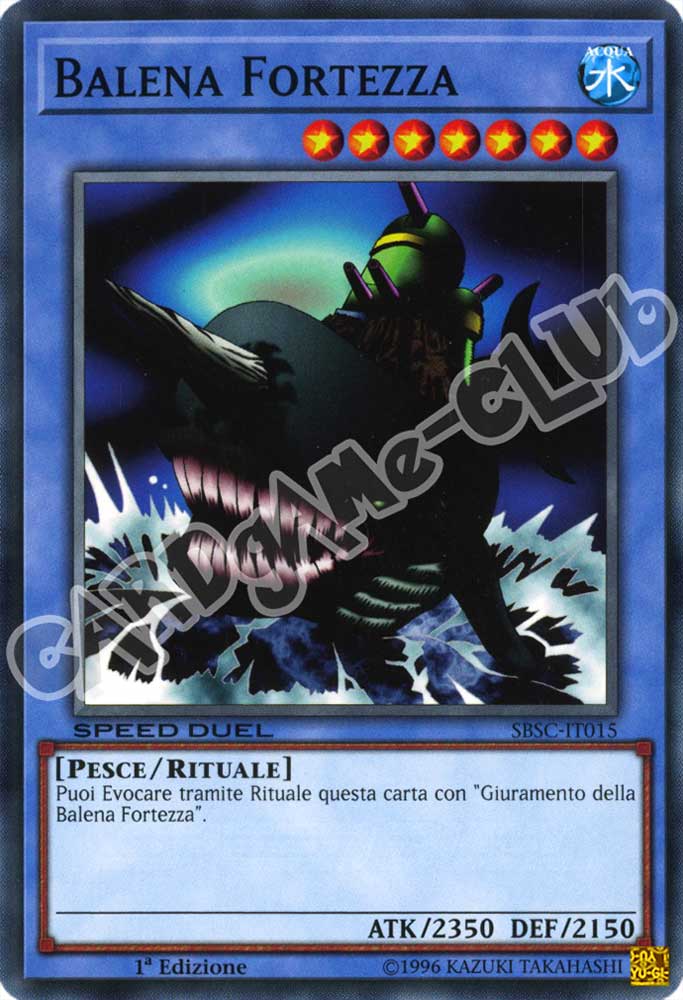 SBSC-IT015 Balena Fortezza comune 1a Edizione (IT) -NEAR MINT-