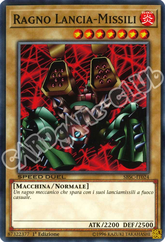 SBSC-IT024 Ragno Lancia-Missili comune 1a Edizione (IT) -NEAR MINT-