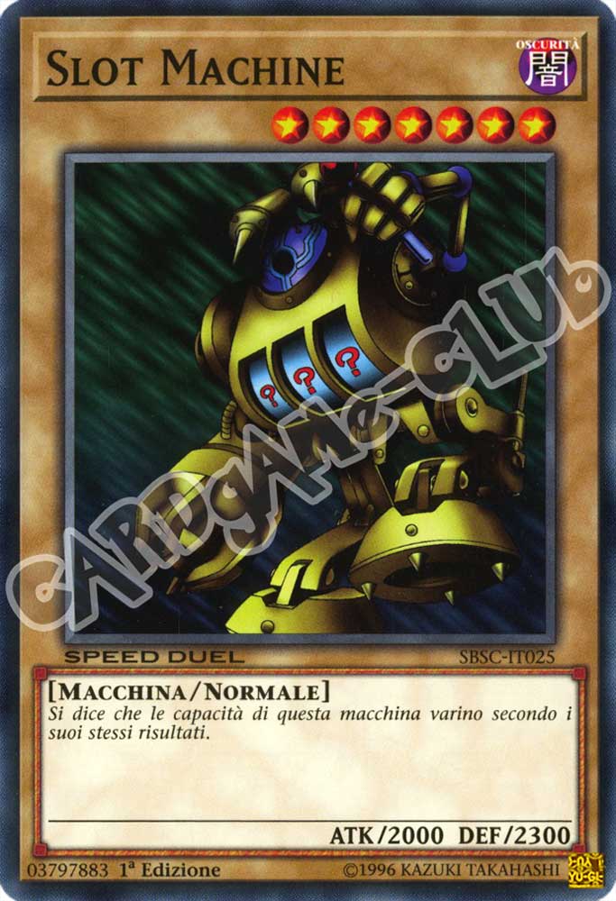 SBSC-IT025 Slot Machine comune 1a Edizione (IT) -NEAR MINT-