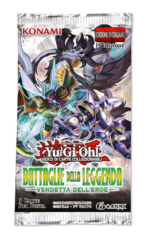 Battaglie della Leggenda: Vendetta dell'Eroe 1a edizione busta 5 carte (IT)