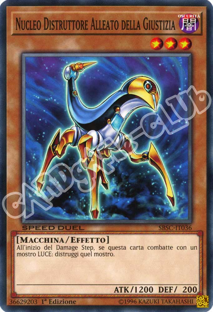 SBSC-IT036 Nucleo Distruttore Alleato della Giustizia comune 1a Edizione (IT) -NEAR MINT-