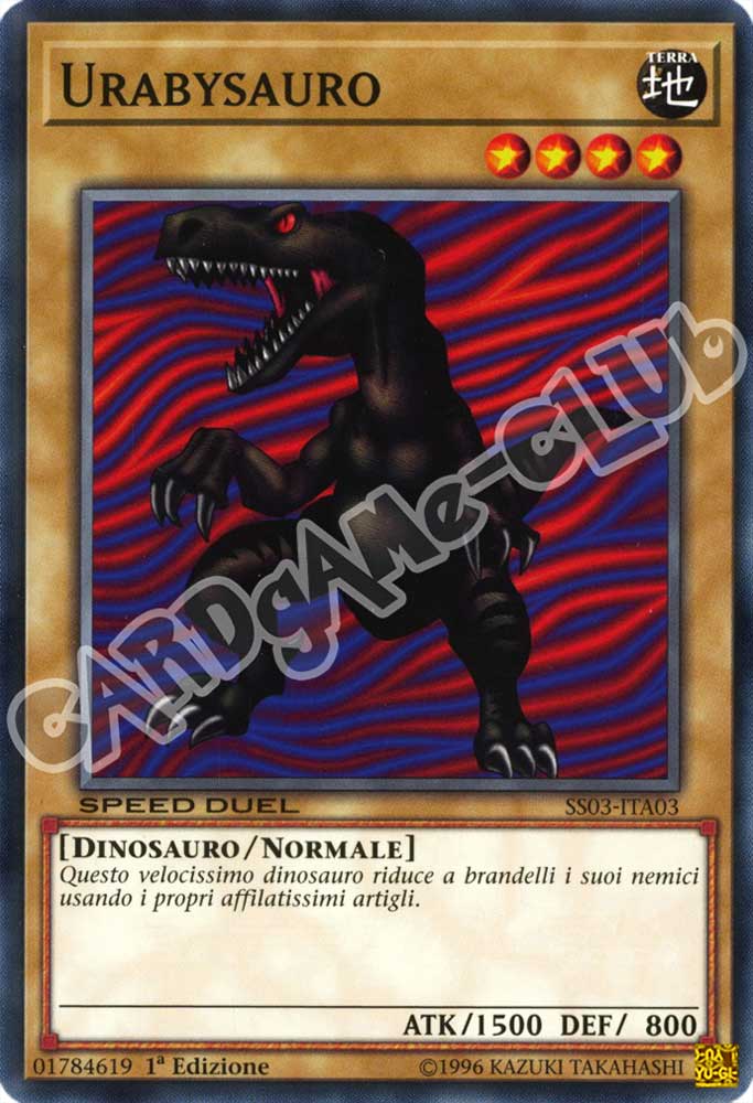 SS03-ITA03 Urabysauro comune 1a Edizione (IT) -NEAR MINT-