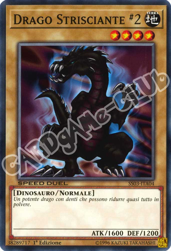 SS03-ITA04 Drago Strisciante #2 comune 1a Edizione (IT) -NEAR MINT-
