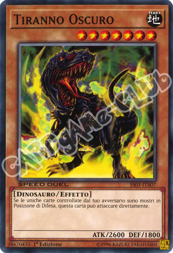 SS03-ITA07 Tiranno Oscuro comune 1a Edizione (IT) -NEAR MINT-