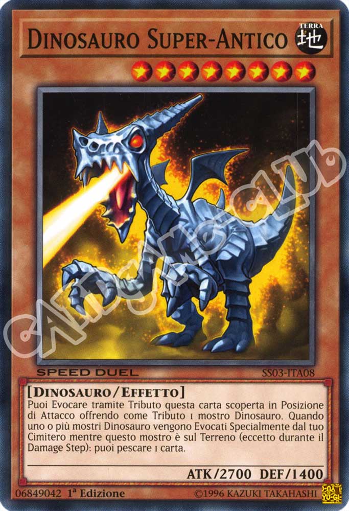 SS03-ITA08 Dinosauro Super-Antico comune 1a Edizione (IT) -NEAR MINT-