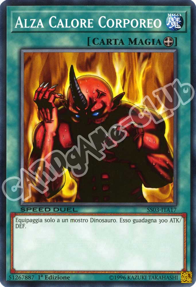 SS03-ITA17 Alza Calore Corporeo comune 1a Edizione (IT) -NEAR MINT-